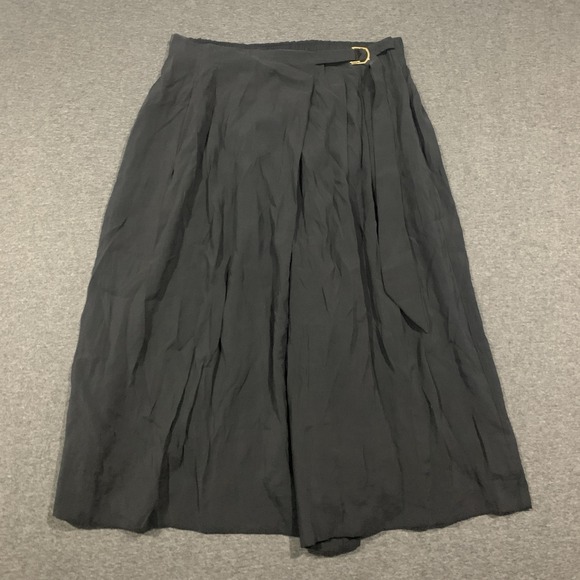 Anthropologie Pants - Anthropologie Pants Women's L Maeve Black Ultra Wide Leg Crop Palazzo Trouser